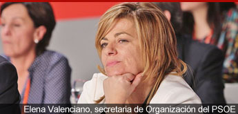 Elena Valenciano, secretaria de Organización del PSOE
