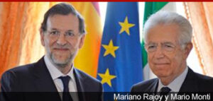 Mariano Rajoy y Mario Monti