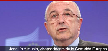Joaquín Almunia, vicepresidente de la Comisión Europea