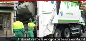 Recogida de basura del Ayuntamiento de Madrid