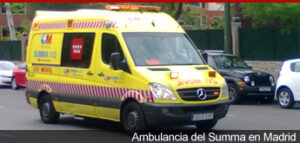 Ambulancia del Summa en Madrid