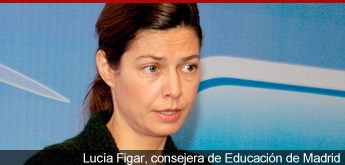 Lucía Figar, consejera de Educación de la Comunidad de Madrid