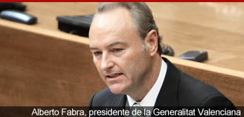 Alberto Fabra, presidente la de Generalitat valenciana