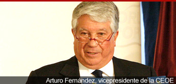 Arturo Fernández, presidente de la CEOE