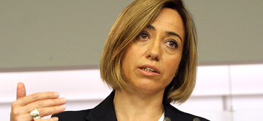 Carme Chacón, diputada del PSOE