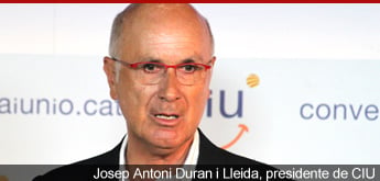 Josep Antoni Duran i Lleida, presidente de CIU