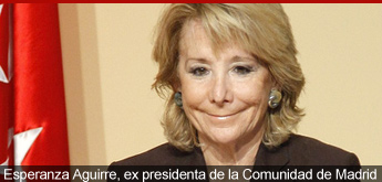 Esperanza Aguirre, ex presidenta de la Comunidad de Madrid