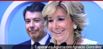 Esperanza Aguirre con Ignacio González