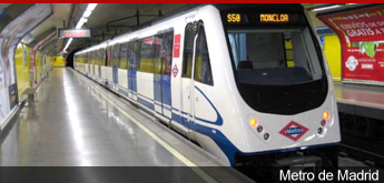 Tren del metro de madrid