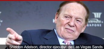Sheldon Adelson, presidente de Las Vegas Sands