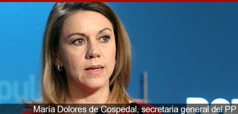 María Dolores del Cospedal, secretaria general del PP