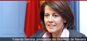 Yolanda Barcina, presidenta del Gobierno de Navaraa