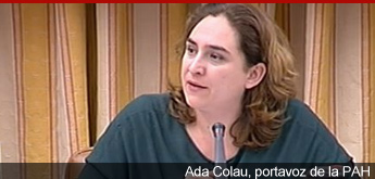 Ada Colau, líder de la PAH