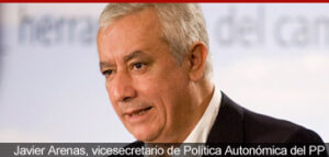 Javier Arenas, vicesecretario general de Política Autonómica y Local del PP
