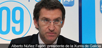 Alberto Núñez Feijóo, presidente de la Xunta de Galicia