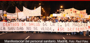 Manifestsación de Sanidad