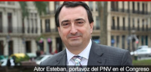 Aitor Esteban, portavoz del PNV en el Congreso