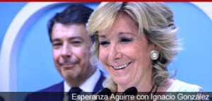 Esperanza Aguirre junto a Ignacio González