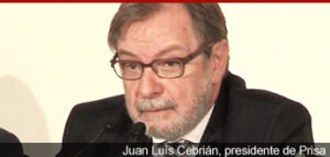 Juan Luis Cebrián, presidente de Prisa