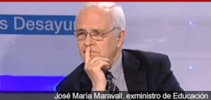 José María Maravall, exministro de Educación