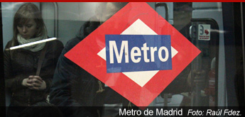 Vagón de un tren del Metro de Madrid