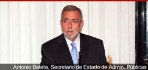 Antonio Beteta, secretario de Administracionas Públicas