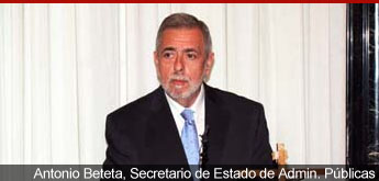 Antonio Beteta, secretario de Administracionas Públicas