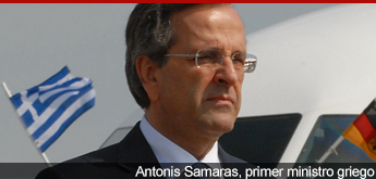 Antonis Samaras, primer ministro de Grecia