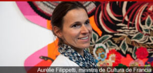 Aurélie Filipetti, ministra de Cultura de Francia