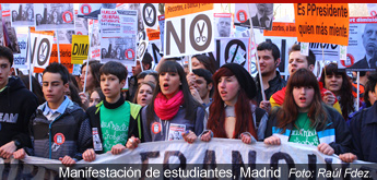 Manifestación de Estudiantes