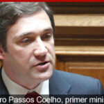 Passos Coelho, primer ministro de Portugal
