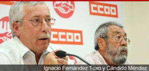 Ignacio Fernández Toxo y Cándido Méndez