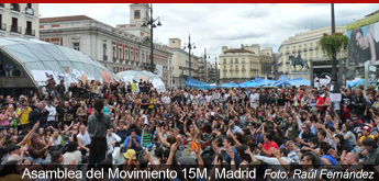 Asamblea del movimiento 15M en Madrid