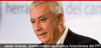 Javier Arenas, vicesecretario de Política Autonómical PP