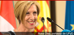 Rosa Díez, portavoz de UPyD en el Congreso