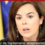 Soraya Saénz de Santamaría, vicepresidenta del Gobierno