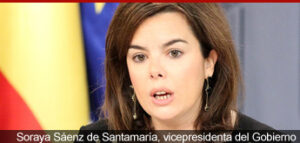 Soraya Saénz de Santamaría, vicepresidenta del Gobierno