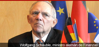 Wolfgang Schäuble, ministro alemán de Finanzas