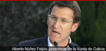 Alberto Núñez Feijoo, presidente de la Xunta de Galicia