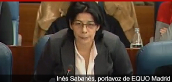 Inés Sabanés, portavoz de EQUO