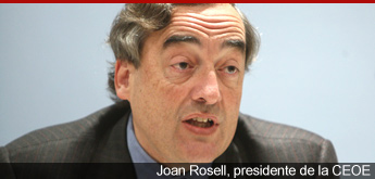 Joan Rosell, presidente de la CEOE