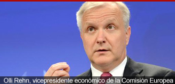 Olli Rehn, vicepresidente económico de la Comisión Europea