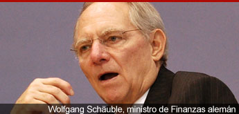 Wolfang Schauble, ministro de Economía alemán