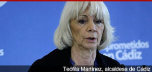 Teófila Martínez, alcaldesa de Cádiz