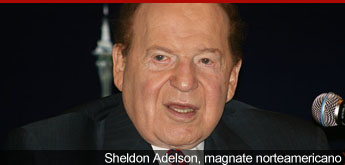 Sheldon Adelson, magnate estadounidense