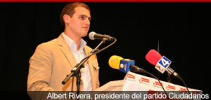 Albert Rivera, presidente de Ciudadanos