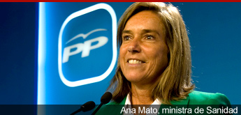 Ana Mato, ministra de Sanidad