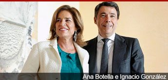 Ignacio González y Ana Botella