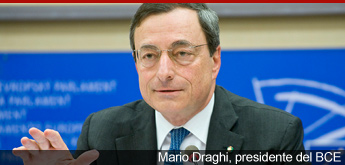 Mario Draghi, presidente del BCE