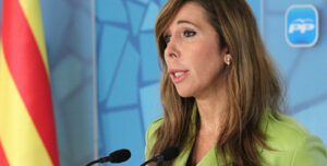 Alicia Sánchez-Camacho, presidenta del PP en Cataluña